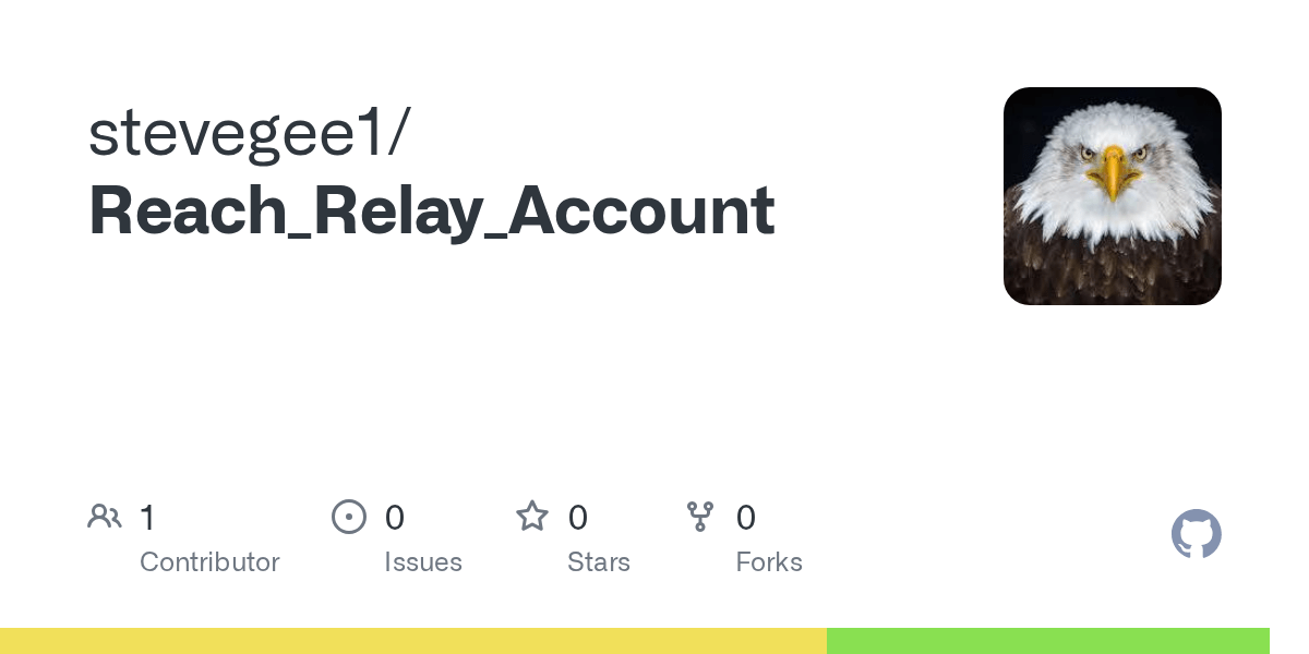 GitHub stevegee1/Reach_Relay_Account