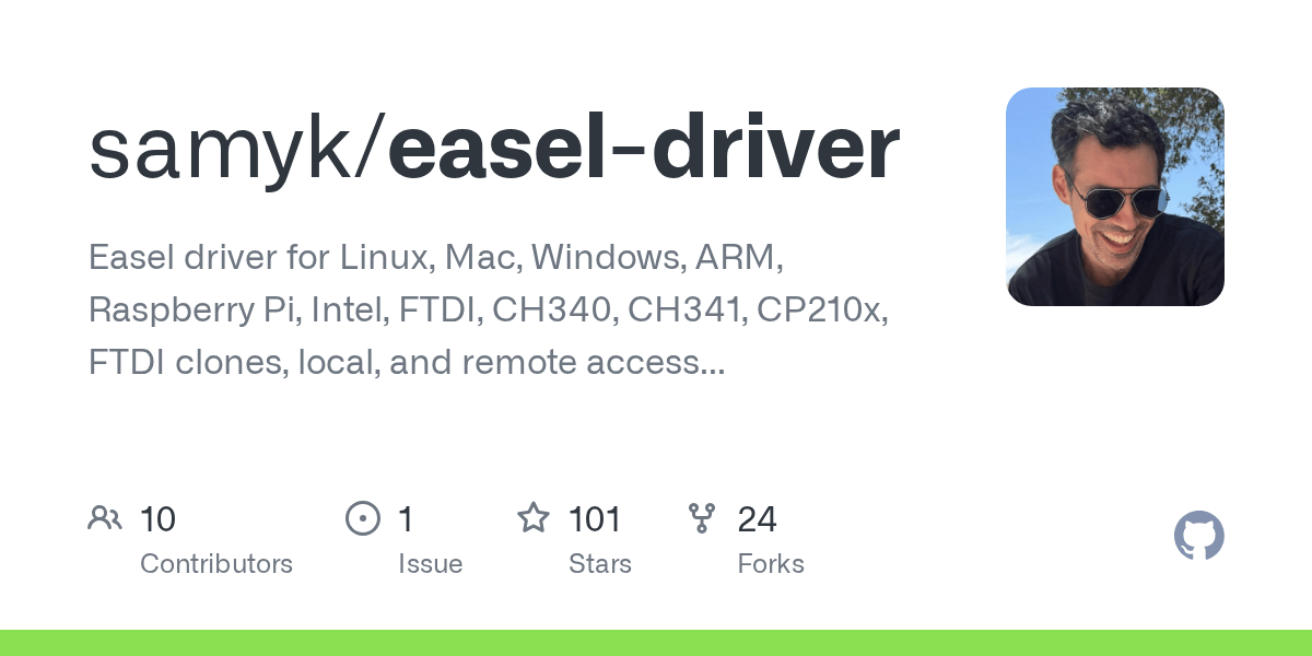 GitHub samyk/easeldriver Easel driver for Linux, Mac, Windows, ARM