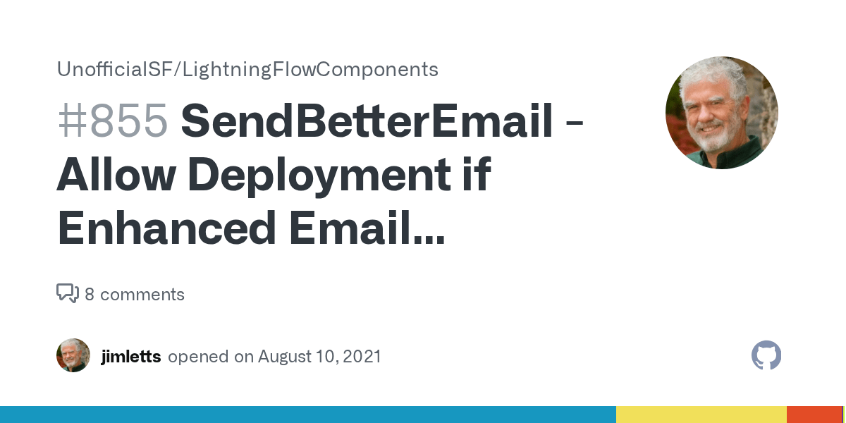 SendBetterEmail Allow Deployment if Enhanced Email Disabled · Issue