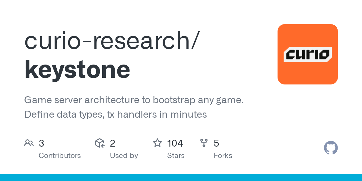 GitHub curioresearch/keystone 🗝🗿🖤 Rollup framework for high