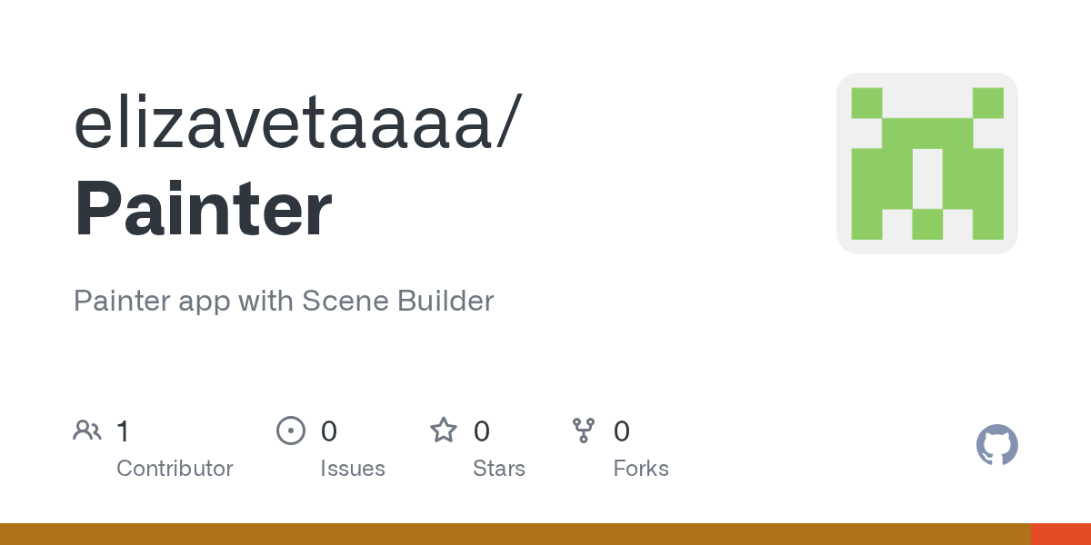 GitHub elizavetaaaa/Painter Painter app with Scene Builder