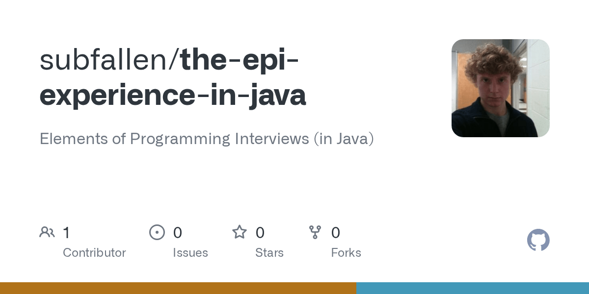 GitHub subfallen/theepiexperienceinjava Elements of Programming