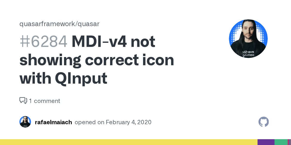 MDIv4 not showing correct icon with QInput · Issue 6284