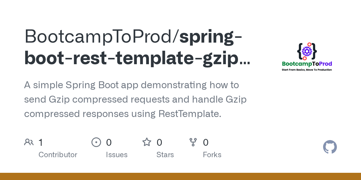 Milestones BootcampToProd/springbootresttemplategziprequestand