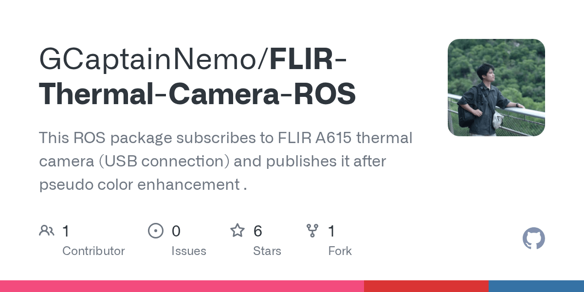 GitHub GCaptainNemo/FLIRThermalCameraROS This ROS package
