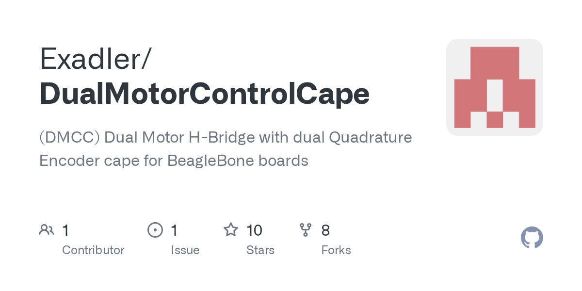 GitHub Exadler/DualMotorControlCape (DMCC) Dual Motor HBridge with