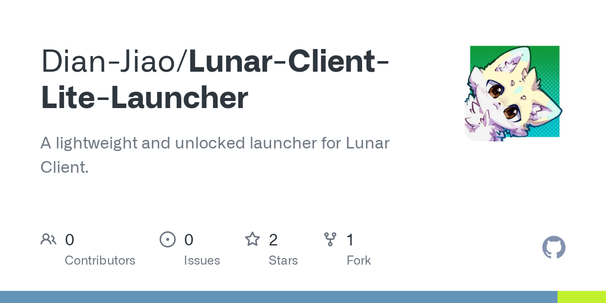 GitHub DianJiao/LunarClientLiteLauncher A lightweight and