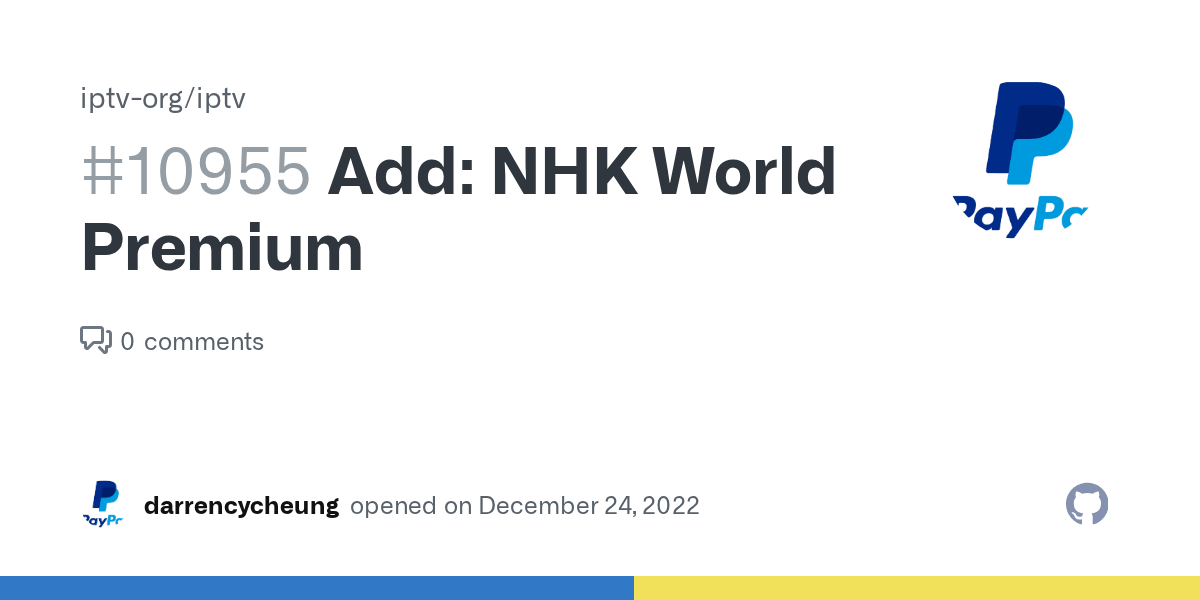 Add NHK World Premium · Issue 10955 · · GitHub