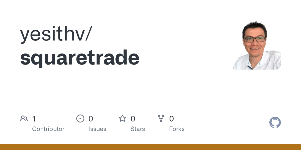 GitHub yesithv/squaretrade