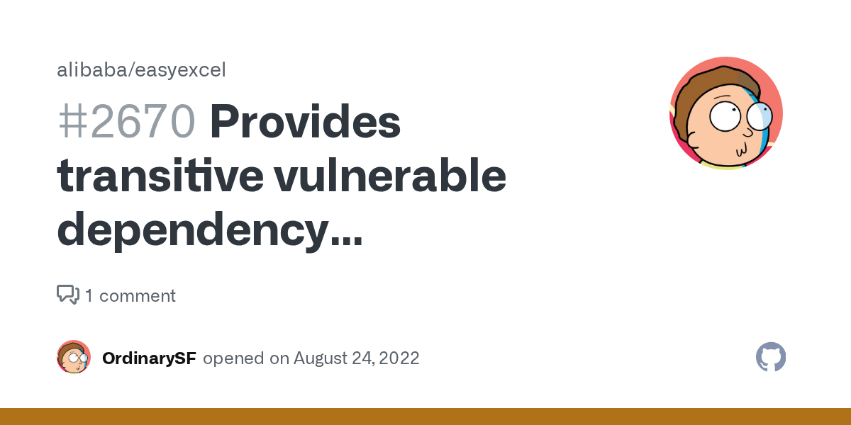 Provides transitive vulnerable dependency