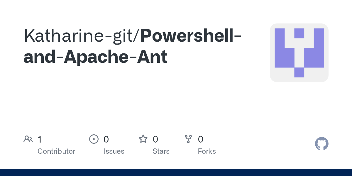 GitHub Katharinegit/PowershellandApacheAnt