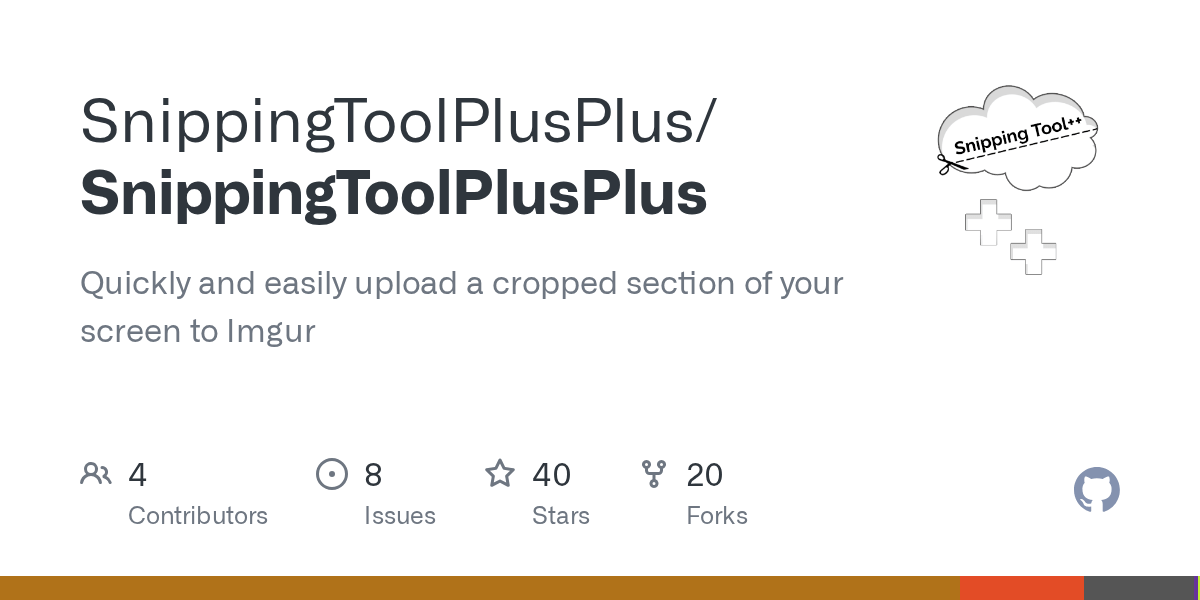 GitHub SnippingToolPlusPlus/SnippingToolPlusPlus Quickly and easily