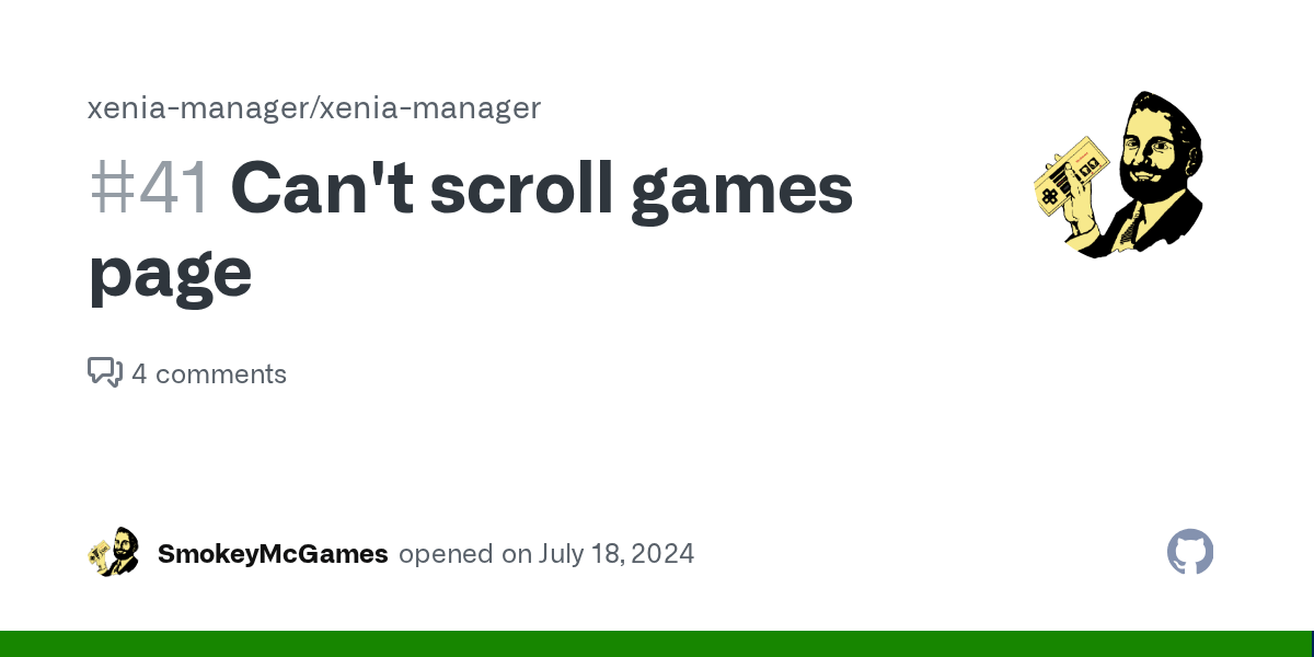 Can't scroll games page · Issue 41 · xeniamanager/xeniamanager · GitHub