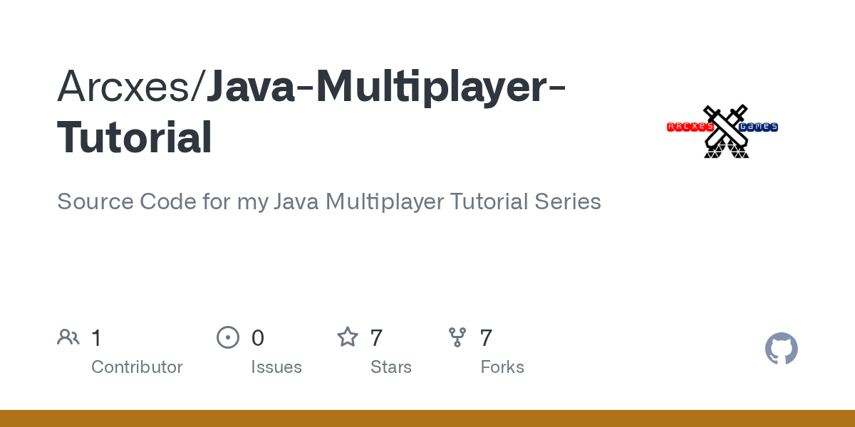 GitHub Arcxes/JavaMultiplayerTutorial Source Code for my Java