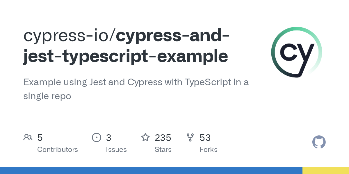 cypressandjesttypescriptexample/spec.ts at master · cypressio