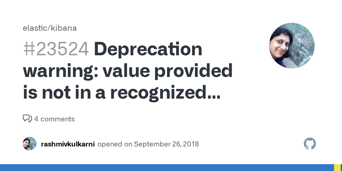 Deprecation warning value provided is not in a recognized RFC2822 or