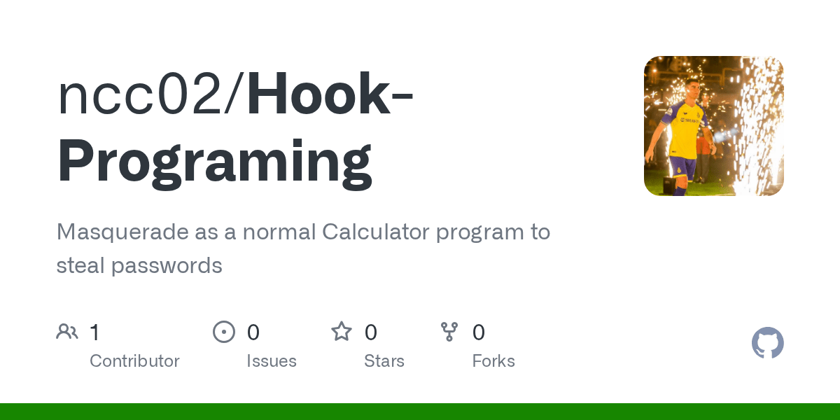 GitHub ncc02/HookPrograming