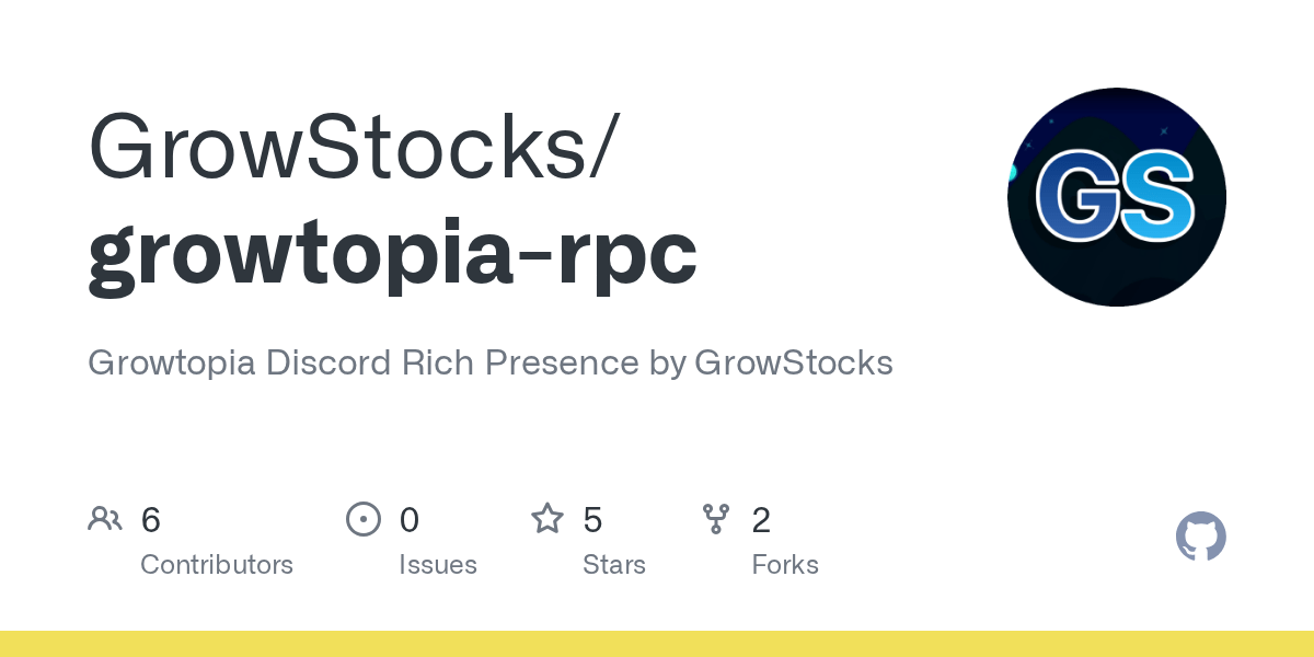 GitHub GrowStocks/growtopiarpc Growtopia Discord Rich Presence by