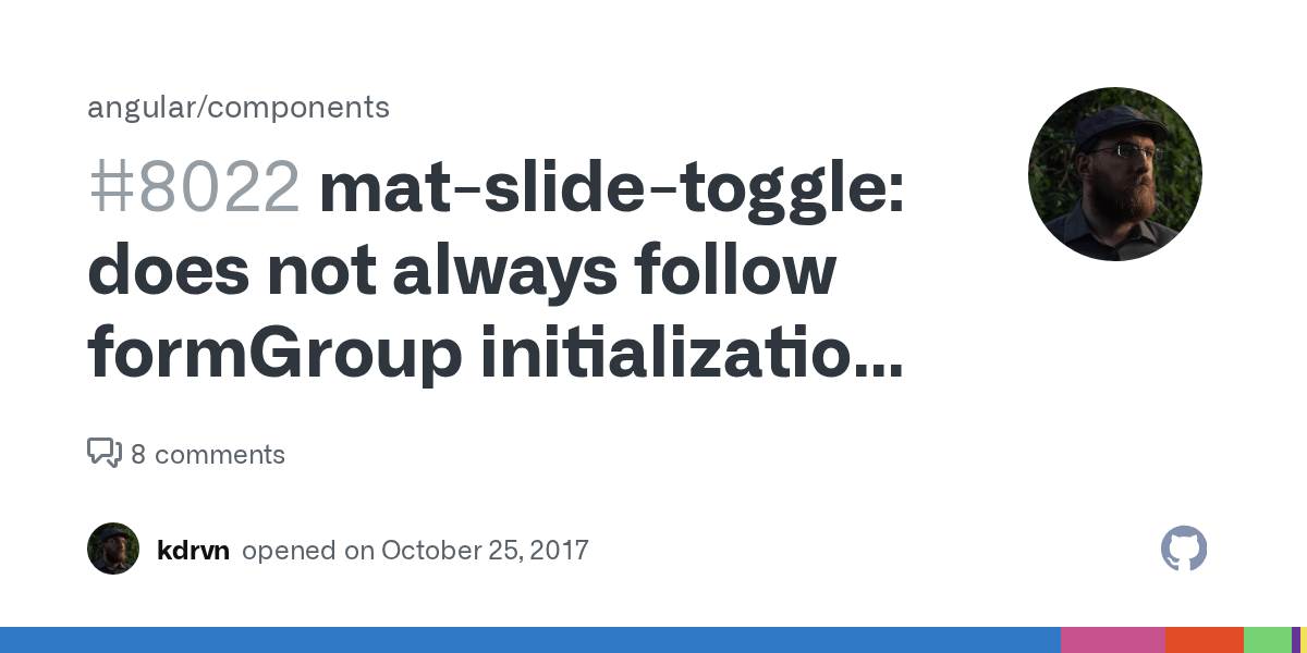 matslidetoggle does not always follow formGroup initialization state