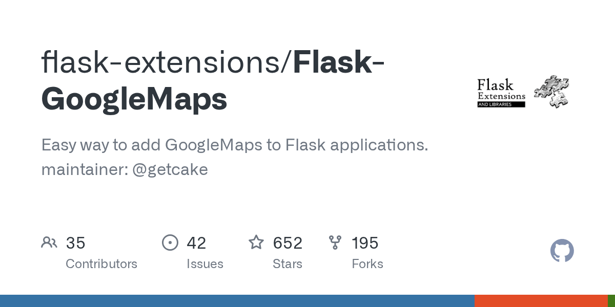 GitHub flaskextensions/FlaskGoogleMaps Easy way to add GoogleMaps