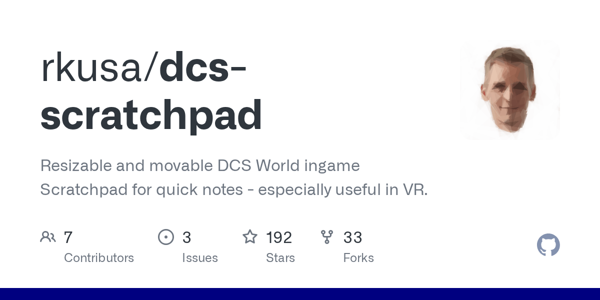 GitHub rkusa/dcsscratchpad Resizable and movable DCS World ingame