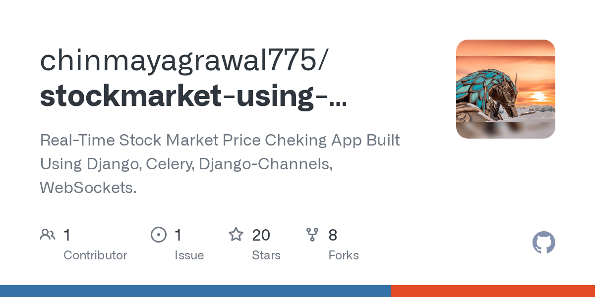 GitHub chinmayagrawal775/stockmarketusingdjangochannelscelery