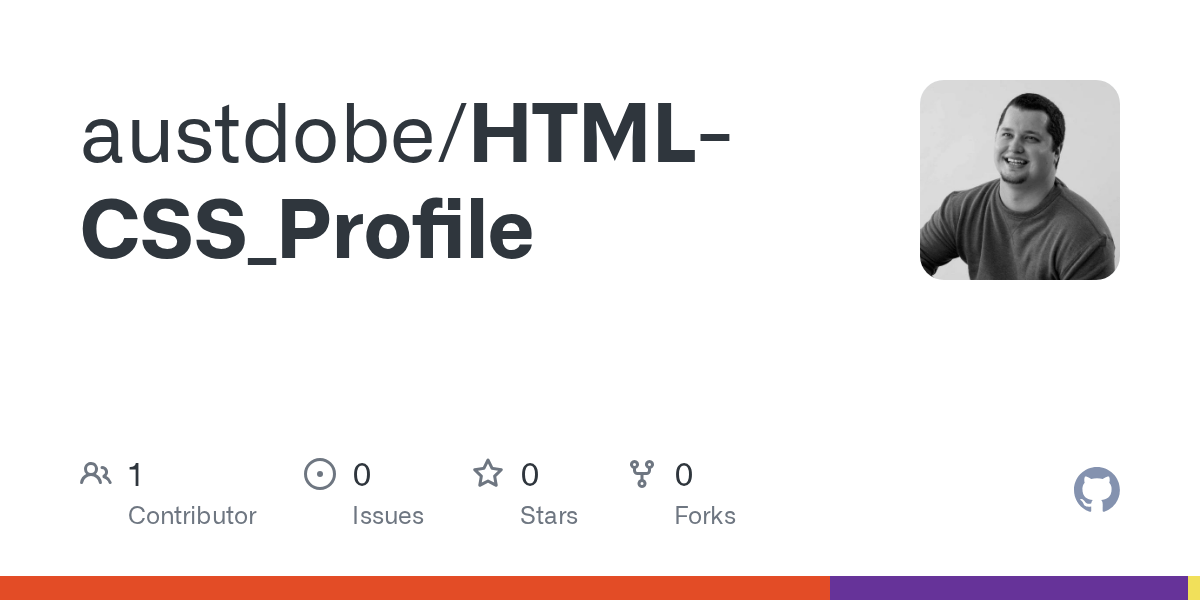 GitHub austdobe/HTMLCSS_Profile(03)