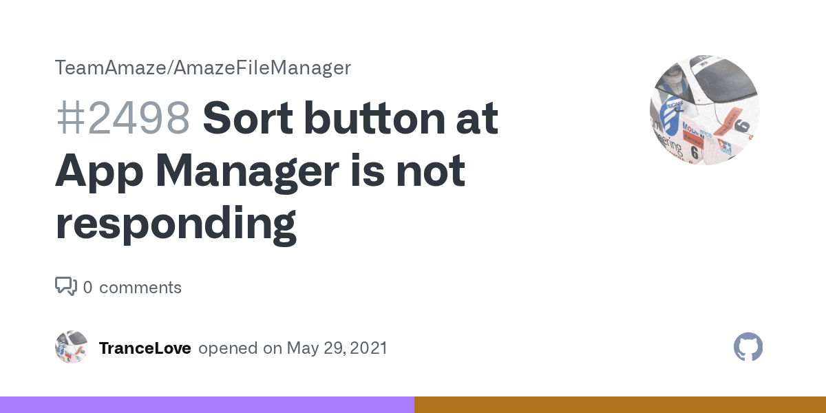 Sort button at App Manager is not responding · Issue 2498 · TeamAmaze