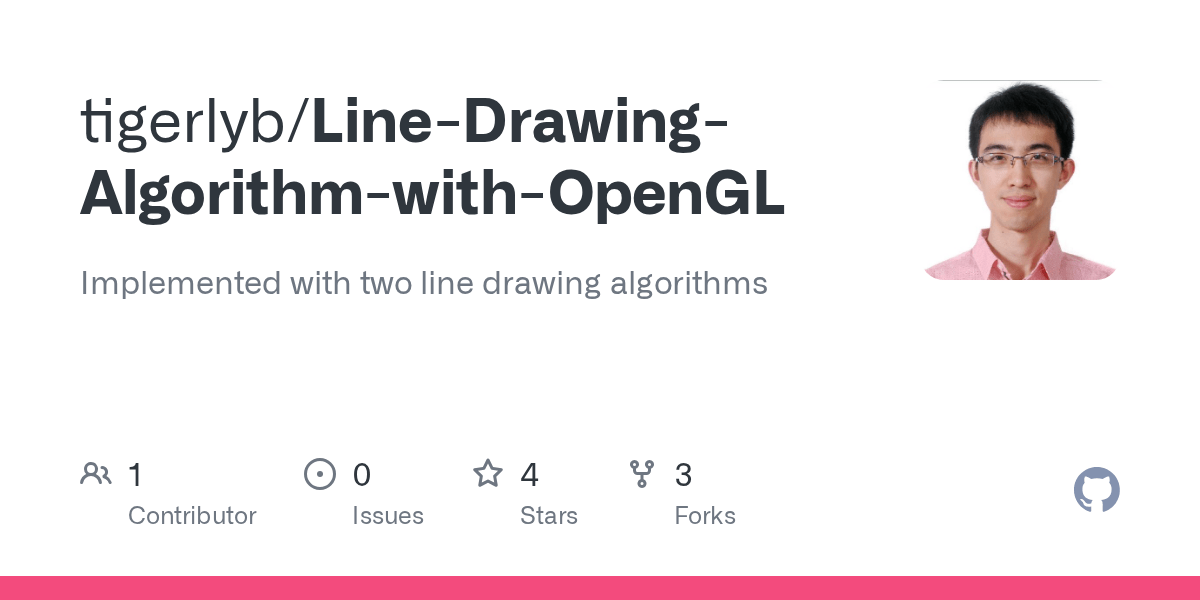 GitHub tigerlyb/LineDrawingAlgorithmwithOpenGL Implemented with