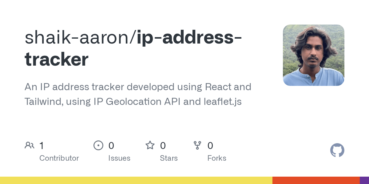 GitHub shaikaaron/ipaddresstracker An IP address tracker