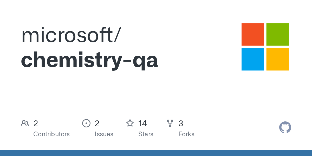 GitHub microsoft/chemistryqa