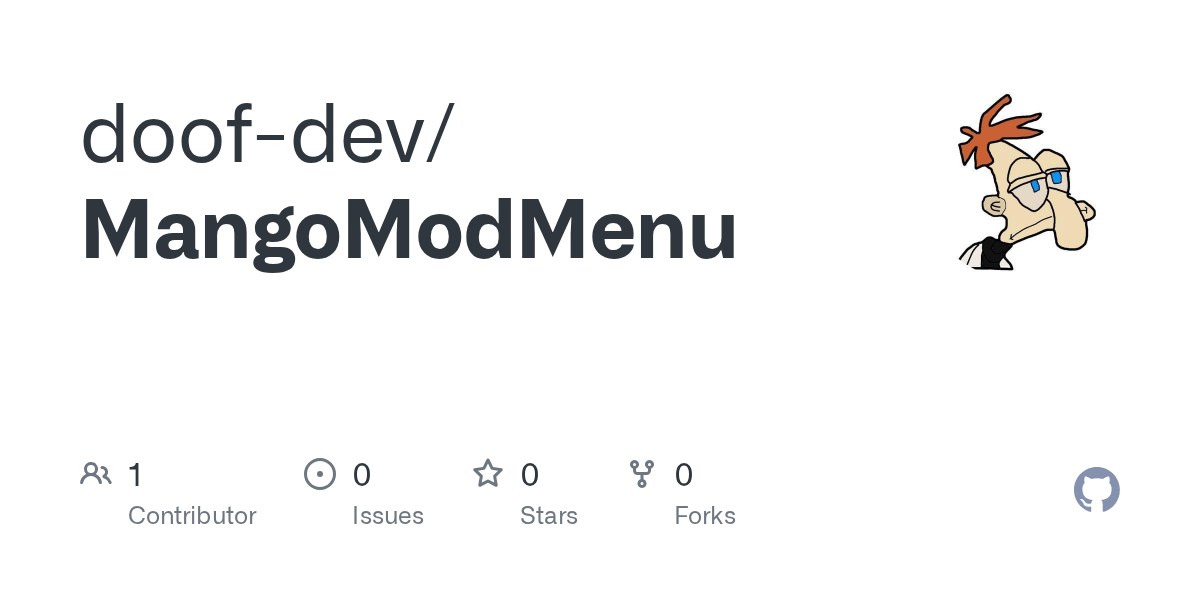 GitHub doofdev/MangoModMenu