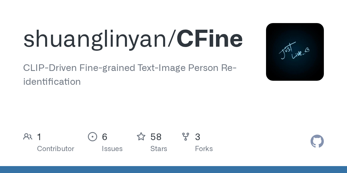 GitHub shuanglinyan/CFine CLIPDriven Finegrained TextImage Person