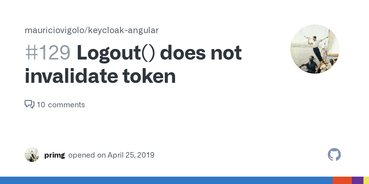 Logout() does not invalidate token · Issue 129 · mauriciovigolo
