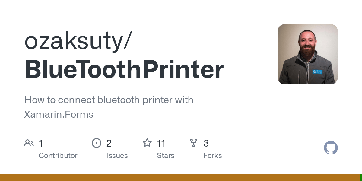 GitHub ozaksuty/BlueToothPrinter How to connect bluetooth printer