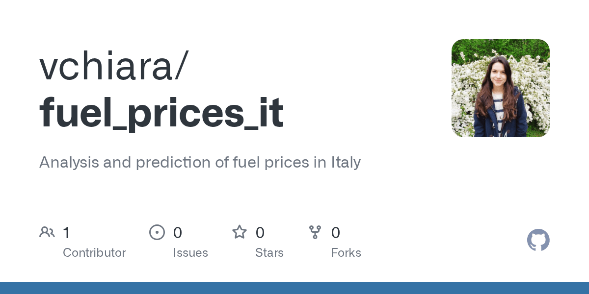 GitHub vchiara/fuel_prices_it Analysis and prediction of fuel prices