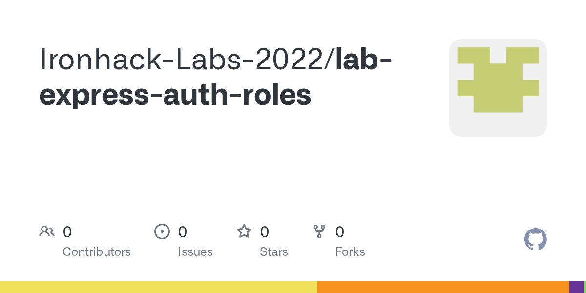 GitHub IronhackLabs2022/labexpressauthroles