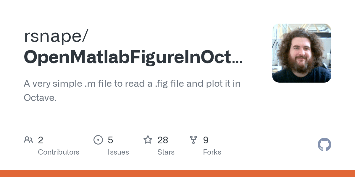 GitHub rsnape/OpenMatlabFigureInOctave A very simple .m file to read