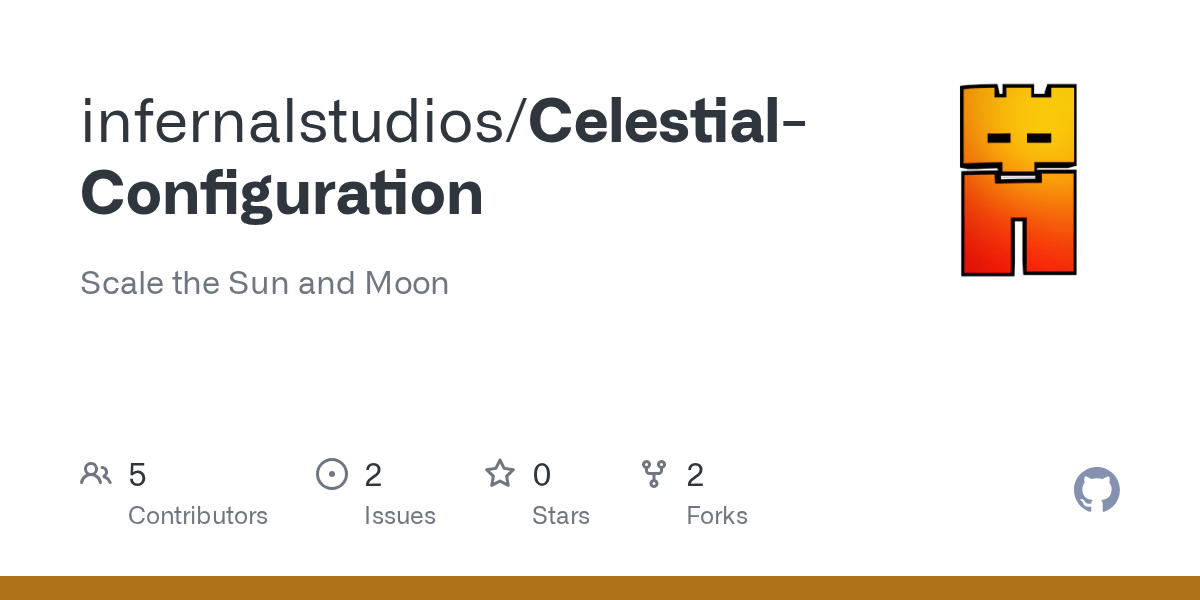 GitHub infernalstudios/CelestialConfiguration Scale the Sun and Moon
