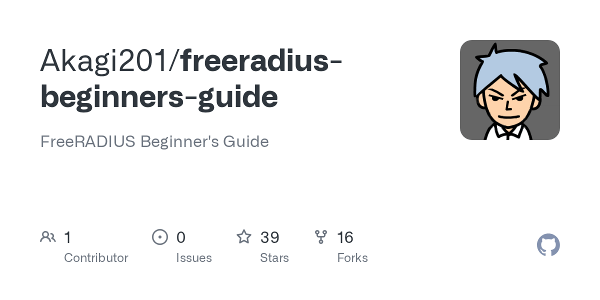 GitHub Akagi201/freeradiusbeginnersguide FreeRADIUS Beginner's Guide