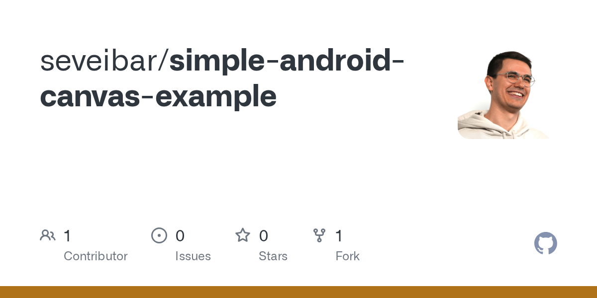 GitHub seveibar/simpleandroidcanvasexample