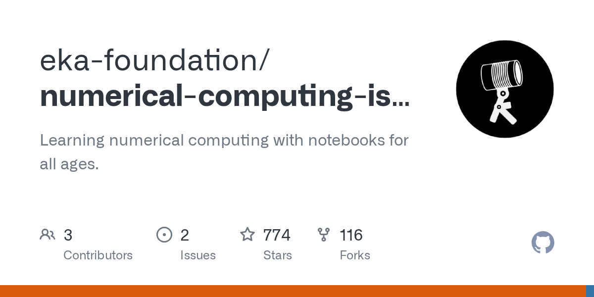 GitHub Learning numerical computing with notebooks
