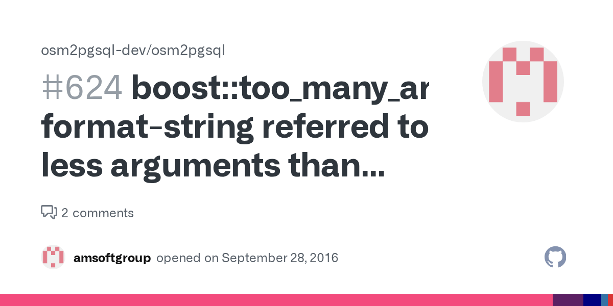 boosttoo_many_args formatstring referred to less arguments than