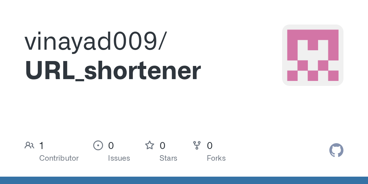 GitHub vinayad009/URL_shortener