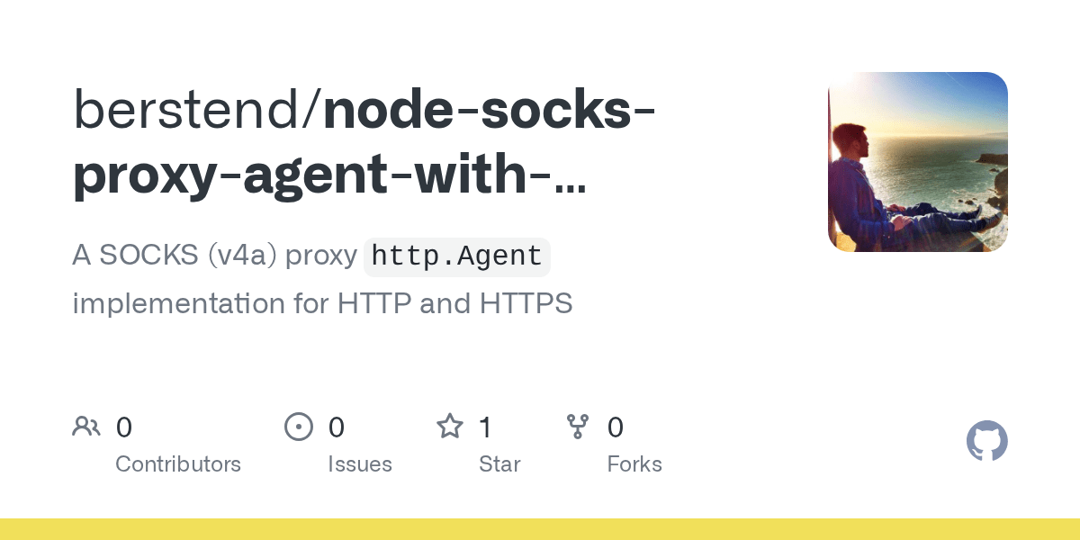 GitHub berstend/nodesocksproxyagentwithtimeout A SOCKS (v4a