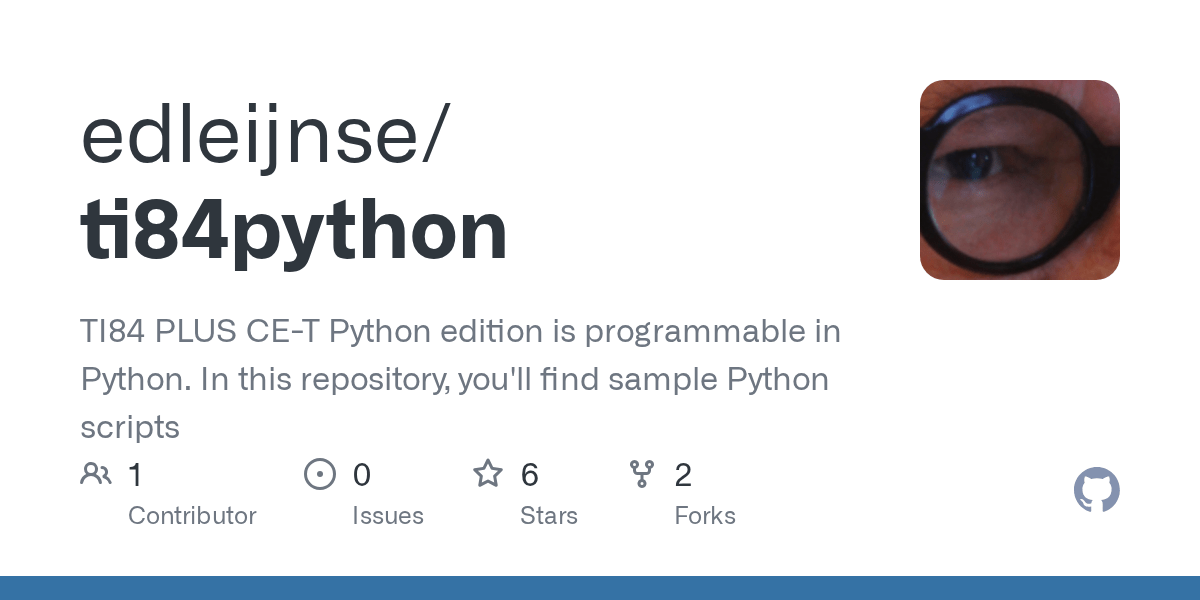 GitHub - edleijnse/ti84python: TI84 PLUS CE-T Python edition is