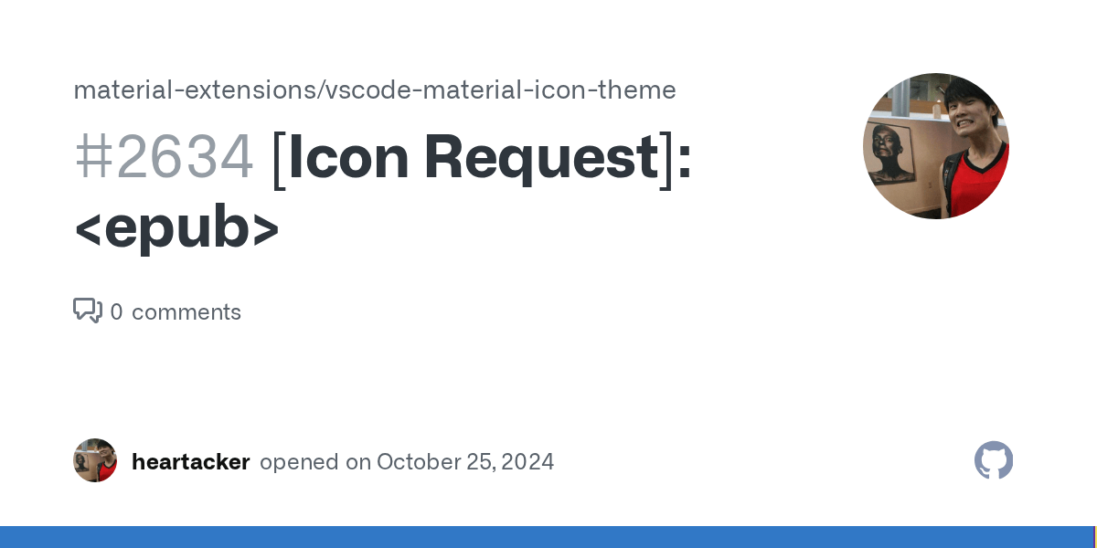 [Icon Request] · Issue 2634 · materialextensions/vscodematerial
