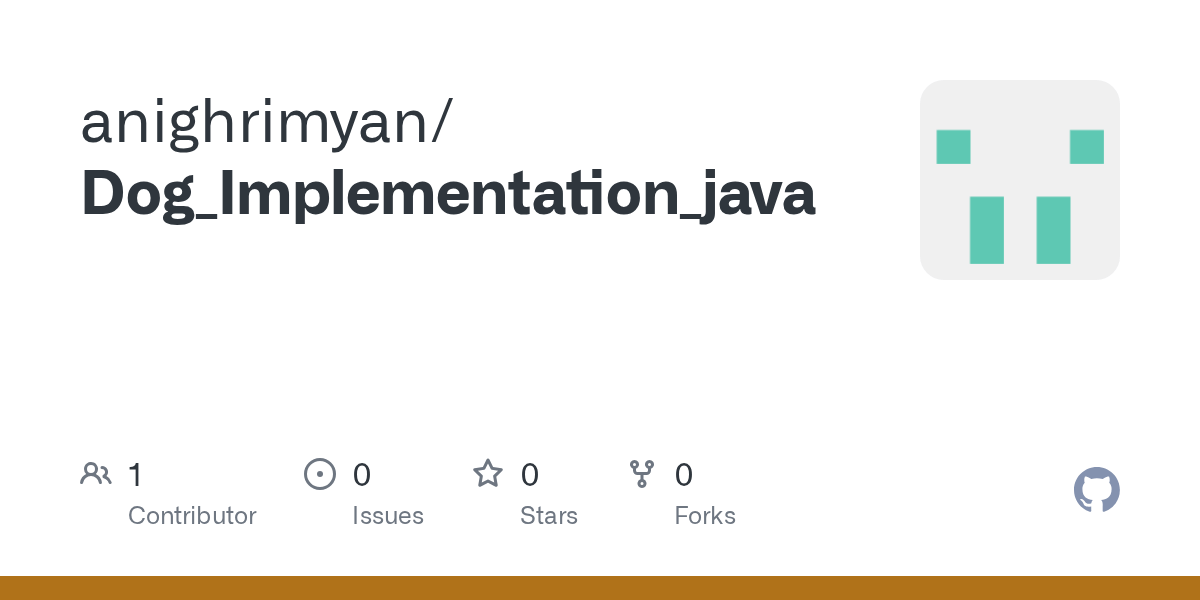 GitHub anighrimyan/Dog_Implementation_java