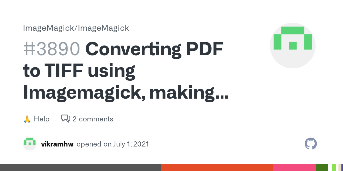 Converting PDF to TIFF using Imagemagick, making portion of the page
