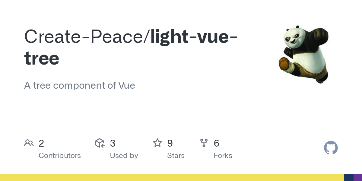 GitHub CreatePeace/lightvuetree A tree component of Vue